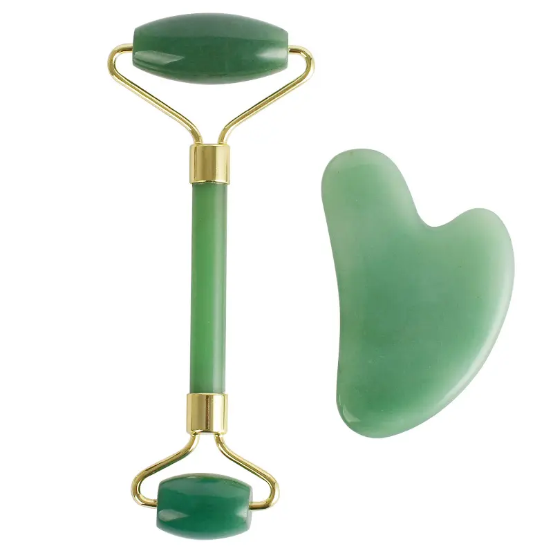 Natürliches Gesichts massage gerät/Kristalls tein körper Jade walze/Großhandel Beauty Tool Fuß walze rotes Massage gerät wasserdichtes Orange