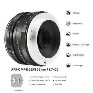35毫米 F1.7-22 APS-C 固定 Prime E 安装相机镜头为索尼 a6000 a6300 a6500 <span class=keywords><strong>a5100</strong></span> a5000 无反相机相机