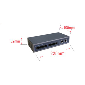 最高の2ポート10/100/1000 mbpsrj458ポートギガビットsfpファイバー光イーサネットスイッチ - Product Image 2