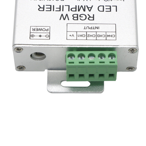 DC12/24V RGBW LED Strip Power Repeater Console Controller Salida de 4 canales 24A Amplificador con control remoto 6A - Product Image 5