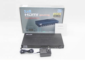 Шэньчжэнь 1 вход 8 Выход видео audi 1X8 <span class=keywords><strong>HDMI</strong></span> 4 К splitter 3d <span class=keywords><strong>HDMI</strong></span> переключатель Переключатель Селектор splitter