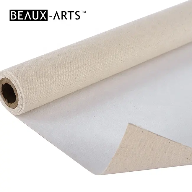 Hot Sale 280グラム100% Cotton Canvas 1.6 m Width Rolled Canvas