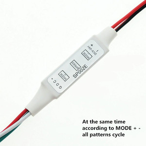 Vendite di fabbrica SP002E Mini 3Key Inline LED Pixel Strip Controller per Pixel Strip IC WS2811 WS2812 WS2813 WS280 - Product Image 3