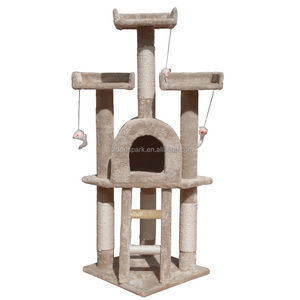 Kitten Cat Tree Scratch Post Sisal Toy Activity Centre with cat <strong>nip</strong> - Product Image 1