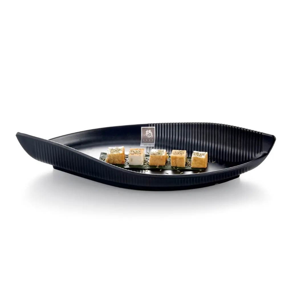 Hot sale boat shape Japanese sushi restaurant dishes and plates