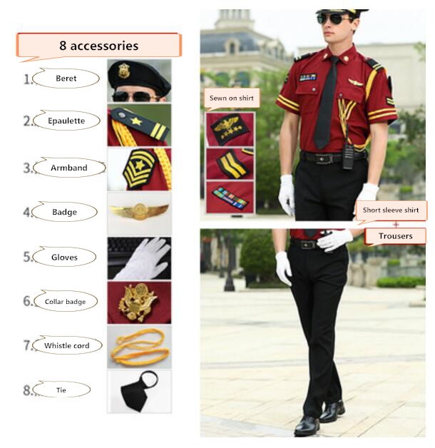 Tailleur chemise manches courtes + Béret + Epaulette 1
