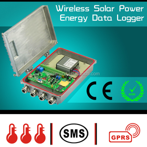 Wireless Solar Power אנרגיה דיגיטלי תחנת מזג אוויר עם מד גשם gprs נתונים לוגר