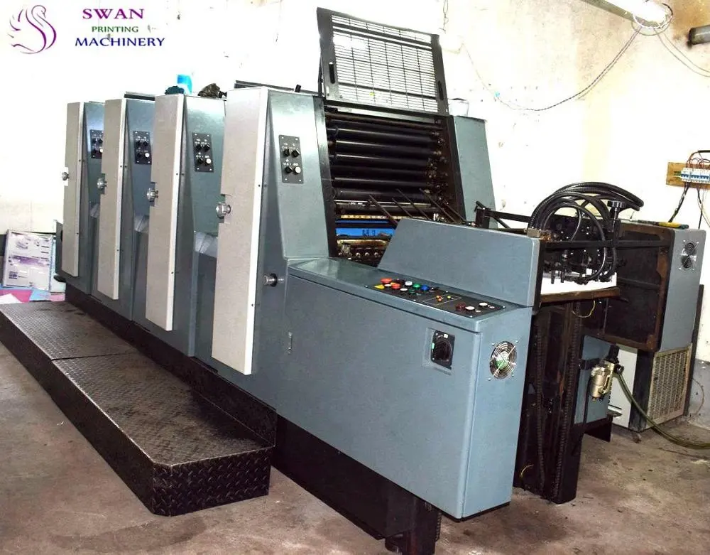 used condition 4 color offset printing machine heidelberg gto 52 for sale