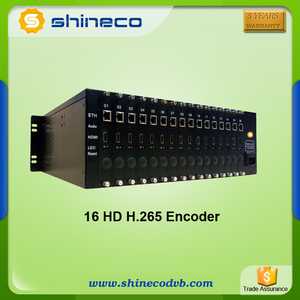 16 HD AV H.264 or H.265 IPTV <strong>Encoder</strong> with SRT/UDP/RTSP/HTTP/RTMP/HLS <strong>Output</strong> - Product Image 3