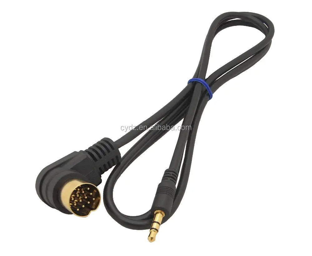 3.5mm Audio Aux cavo adattatore per Pioneer KENWOOD-PIN per iPOD iPhone 4