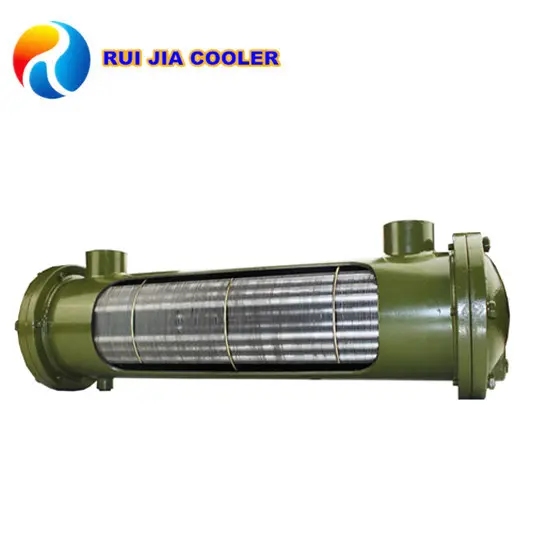 oil press machinery tube cooled heat exchanger water oil cooler evaporator