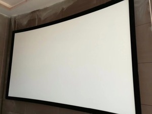 Pantalla curva 4K HD Pantalla de proyección de marco fijo para el hogar Simulador de vuelo portátil y plegable Formato 16:9 - Product Image 4