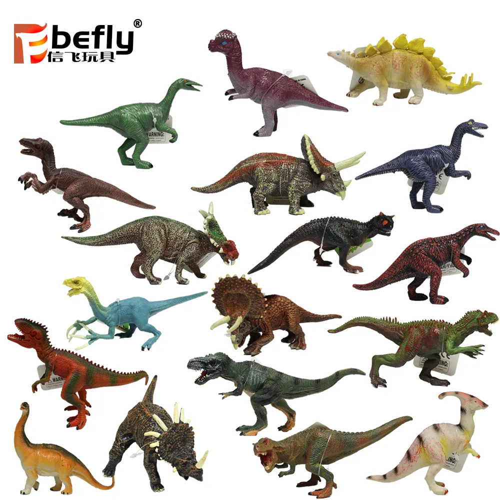 Simulação shantou dinossauro de brinquedo de plástico para presente do parque do tema