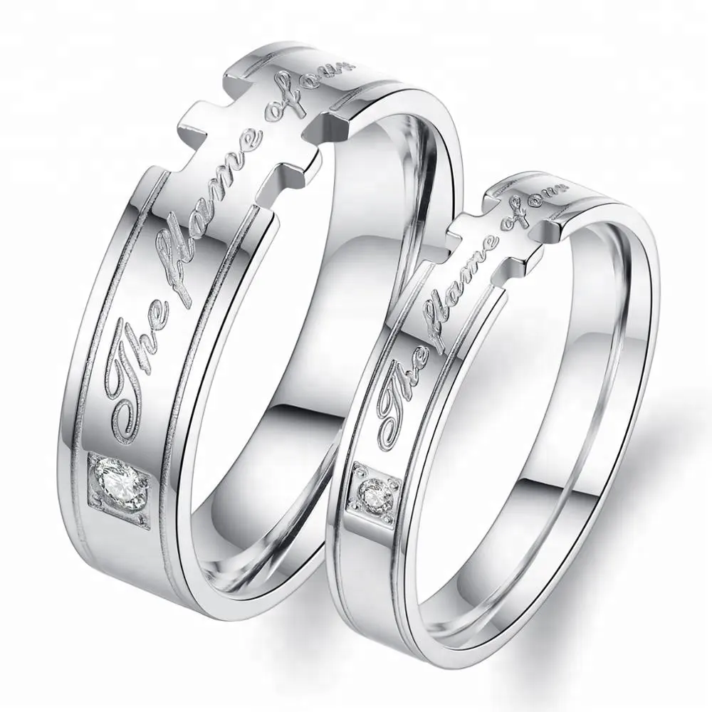 2024 Hot Sale Magic Ring Custom Fancy Titanium Ring For Couple