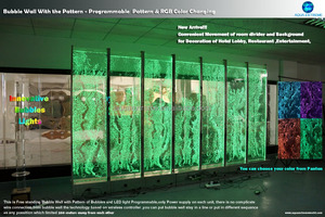 LED di Controllo digitale da parete bolla di acqua, La Programmazione di Computer di Danza della Bolla del LED - Product Image 4