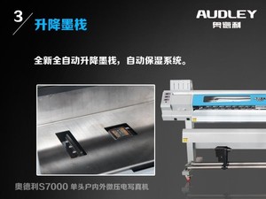 Audley Factory直接供給印刷プロッタ、1.8メートルエコ溶剤プリンタModel S7000