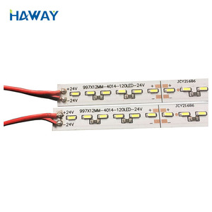 リジッドsmd <span class=keywords><strong>led</strong></span>ストリップ4014 <span class=keywords><strong>led</strong></span>リジッドストリップ990x12x1.0mm 120led/m DC12V DC24V CE RoHS
