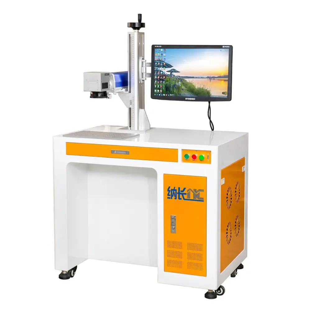Ncsk 20w 30w 50w macchine per incisione Laser In metallo In acciaio inossidabile macchina per marcatura Laser In fibra In vendita negli emirati arabi uniti