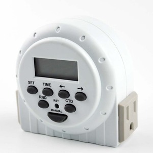 Electronic Digital <strong>Timer</strong> <strong>Switch</strong> US Plug <strong>Lighting</strong> <strong>Timer</strong> Outlet 120V 110V AC 7 Day 12/24 Hour Programmable Timing Socket