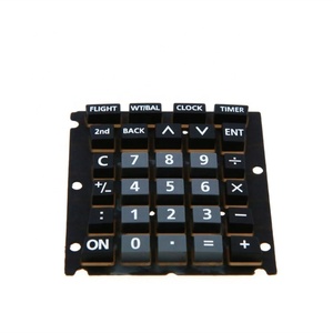 3X4 keypad silikon kustom ponsel 4x4, keypad silikon untuk panel instrumen tombol telepon seluler keypad angka POS - Product Image 3