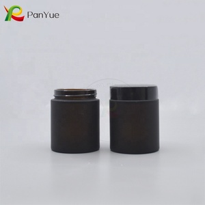 <strong>Glass</strong> Face <strong>Cream</strong> <strong>Jar</strong> With Lid Empty Skincare Amber <strong>Glass</strong> <strong>Jar</strong> for Essential Oil <strong>1oz</strong> 2oz 30 50ml 100ml <strong>Glass</strong> Cosmetic Acrylic <strong>Jar</strong> - Product Image 4