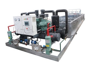 Bloco de gelo industrial da máquina de gelo, alta capacidade para o gelo da planta refrigerar 1t/2t/3t por dia