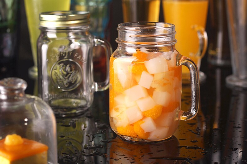 Storage Jar Food Glass Jar Container For packaging Juice Tea Mason Glass Jar