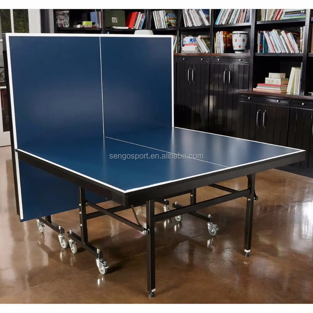 Individual plegable tenis de mesa piernas buen diseño, mesa de ping pong para venta móvil de tenis de mesa al por mayor