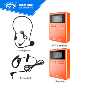 Sistema de intercomunicador inalámbrico para turismo, auriculares digitales de la mejor calidad, Uhf - Product Image 5