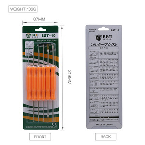 Professional OEM Customizable Hand-Power Source Tool <strong>Set</strong> 6 Pcs Steel BGA Soldering Tools Plastic Disassembly BST-SA-10 for - Product Image 6