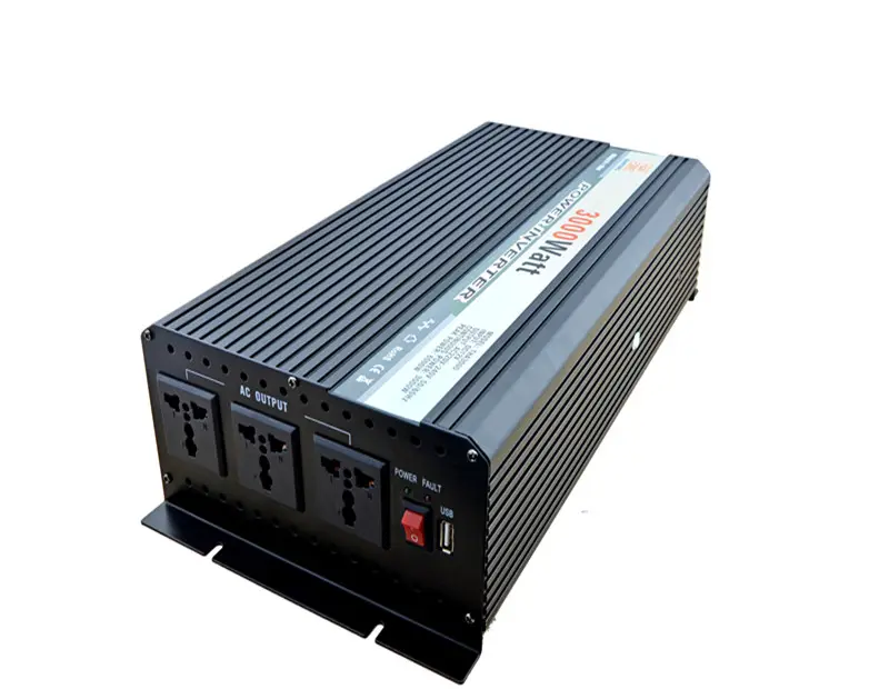 Inversor de corriente con cargador de batería, 3000W, 12v, 220v, CC a CA, 3000w, 12v, 220v, precio de fábrica de Guangzhou