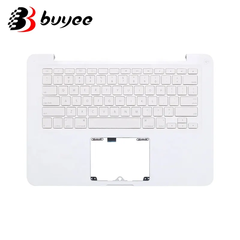 Laptop Palmrest MacBook Pro 13 için "Unibody A1342 C Üst Kapak İçin kapak Kılıf Klavye ve Arka Işık ABD Versiyonu Beyaz renkli