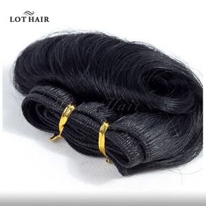 Fabrika fiyat toptan doğal görünümlü saf Remy yumru kısa saç örgü - Product Image 1
