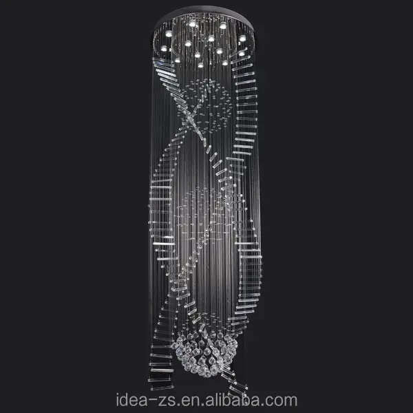 Zhongshan iluminación genial chandler lámpara de techo de cristal de cuentas redondas facetadas para la lámpara de araña