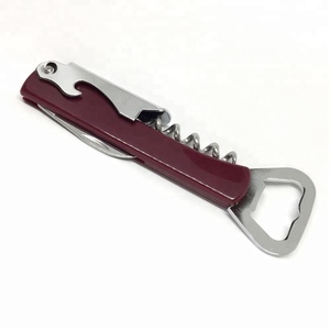 Glossy Stainless Steel <strong>Sommelier</strong> Knife Corkscrew
