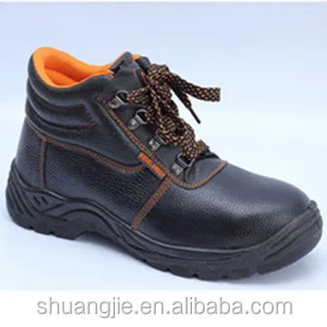 Chine usine best-seller bas prix milieu coupe chaussures de sécurité en cuir pour le marché Russe fabriqué en chine