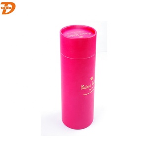 定制印刷纸板管礼品包装圆纸礼品盒葡萄酒 - Product Image 3