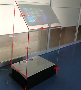 30 "Tương Tác Holographic Cảm Ứng Trong Suốt <span class=keywords><strong>Foil</strong></span> Kiosk, Holo Tương Tác Chiếu Kính Cảm Ứng Phim - Product Image 3