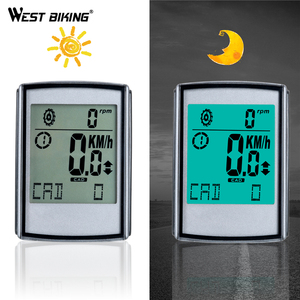WEST Biking 3-in-1 Wireless LED Exercise Bike <strong>Computer</strong> Multi-<strong>Functional</strong> with Cadence Heart Rate Speed Sensor