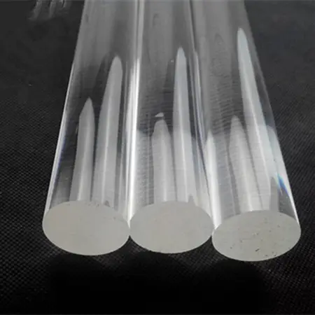 transparant acryl plastic pmma staaf diameter 50mm gegoten pmma staaf