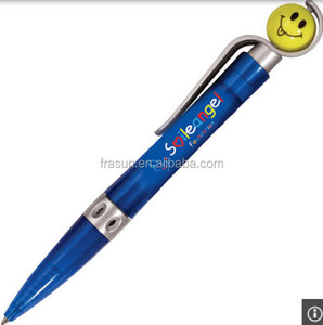 批发创意3D球造型独特设计定制旋转器足球圆珠笔 - Product Image 4