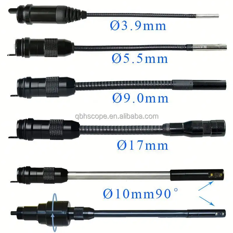 Dispositivo di ispezione della videocamera di scarico del rilevamento Video con contatore del contatore e tubo del collo d'oca della fogna del trasmettitore