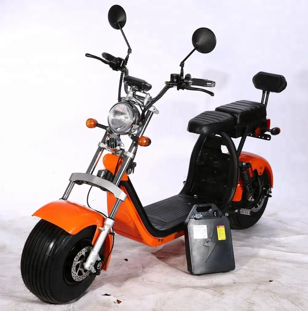 Trottinette électrique citycoco, pneus larges, 1500W, avec certificat cee