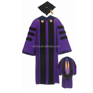 Doktora mezuniyet elbisesi kap doktora elbisesi akademik kıyafeti - Product Image 4
