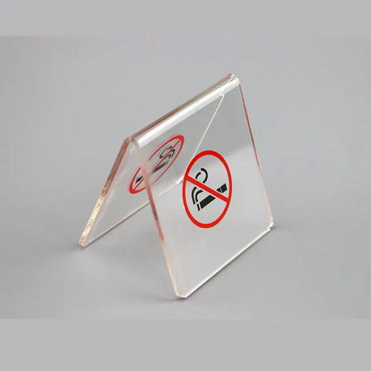 Plexiglas speichern dekorative Zeichen Plaketten Acryl Nichtraucher Schreibtisch Schild
