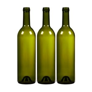 Toptan boş kırmızı siyah buz şarap 750ml 1000ml 500ml cam şarap şişesi - Product Image 1