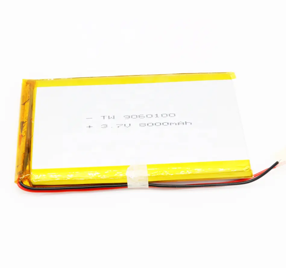 Pack de batteries lithium-ion 9060100, 8000mah, 3.7v, cellules simples, quadricoptère avec connecteur pour ups