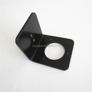 Nhà máy giá durable Tùy Chỉnh sơn tĩnh điện anten thép máng xối L shape bracket - Product Image 3