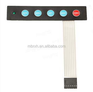 1X5 Matrix 5 <strong>Keys</strong> <strong>Numeric</strong> Membrane <strong>Keyboards</strong> Keypads - Product Image 2