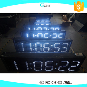 Multi-color 6 digit 7 7-segment-led-digital-zeitanzeige bildschirm